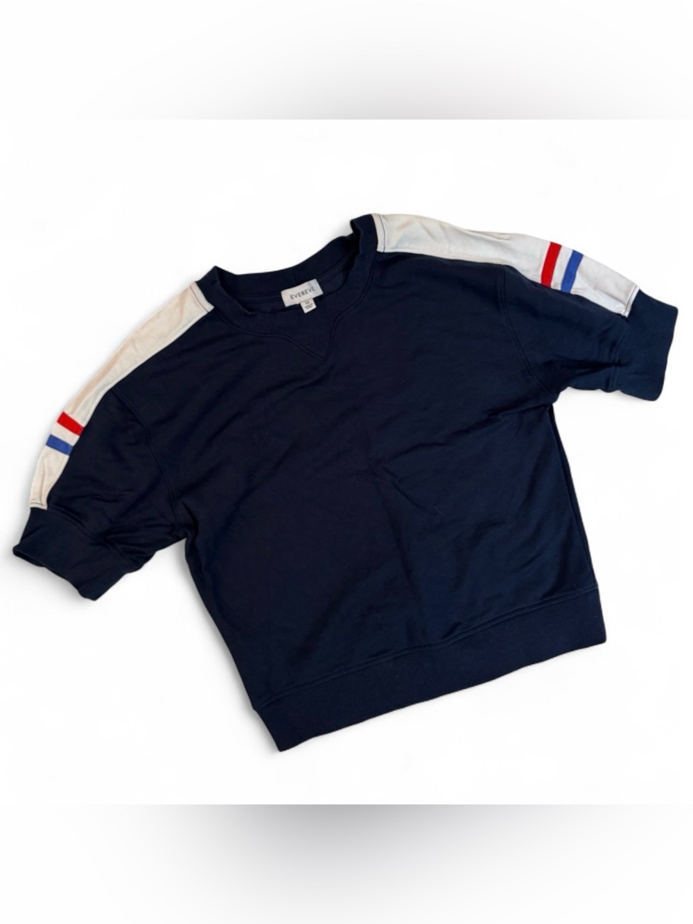 EVEREVE Navy Short-Sleeve Sweatshirt